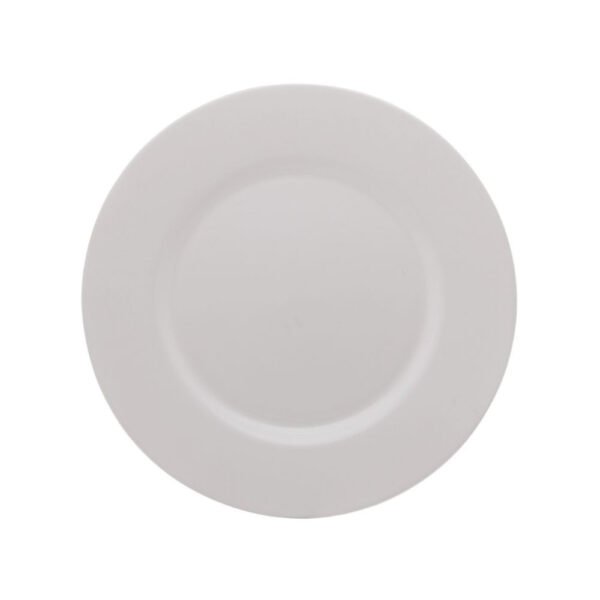 PRATO DE JANTAR RASO EM VIDRO OPALINO TEMPERADO BRANCO, MODELO EVERYDAY, TAMANHO 24CM, MARCA LUMINARC = G0564