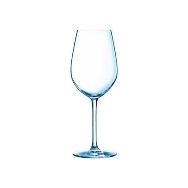 TAÇA EM VIDRO SODO CALCICO, MODELO MENADES, COM CAPACIDADE PARA 550ML, JOGO CONTENDO 4 PECAS, MARCA LUMINARC = V5958