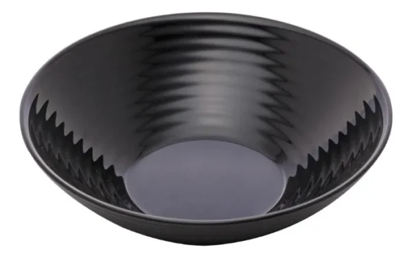 TIGELA EM VIDRO OPALINO TEMPERADO PRETO, MODELO HARENA, TAMANHO 16CM, MARCA LUMINARC = L7612 - Imagem 2