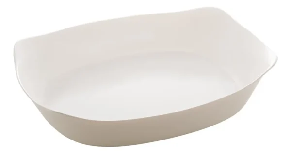 P8330 - TRAVESSA RETANGULAR EM VIDRO OPALINO TEMPERADO BRANCO, MODELO SMART CUISINE CARINE, TAMANHO 38X28X5.7CM, MARCA LUMINARC - Imagem 3