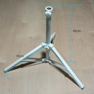 HXBR-HJ-963-B1/1 - BASE PARA GUARDA SOL EM METAL DOBRÁVEL COM BASE DE PESO EM PVC