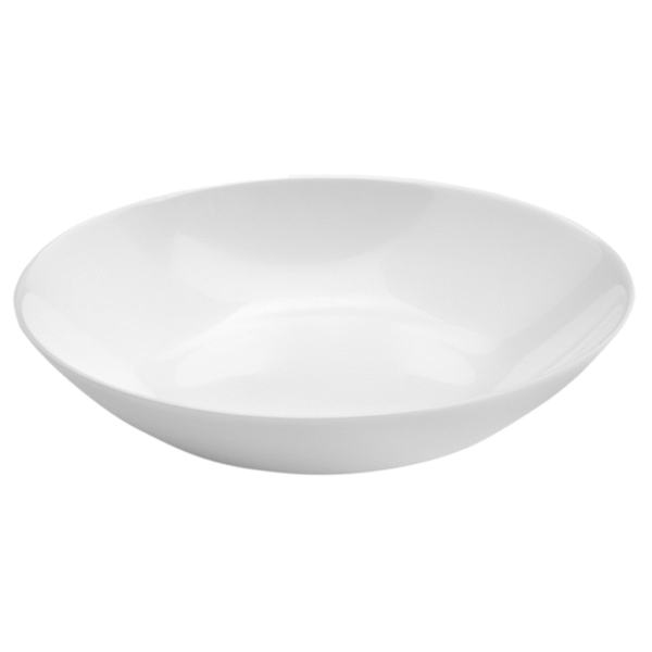 PRATO DE JANTAR FUNDO EM VIDRO OPALINO TEMPERADO BRANCO, MODELO ZELIE, TAMANHO 20CM, MARCA LUMINARC = V7141 - Imagem 3