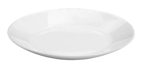 PRATO DE SOBREMESA EM VIDRO OPALINO TEMPERADO BRANCO, MODELO ZELIE, TAMANHO 18CM, MARCA LUMINARC = V7142