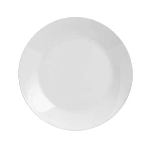 PRATO DE SOBREMESA EM VIDRO OPALINO TEMPERADO BRANCO, MODELO ZELIE, TAMANHO 18CM, MARCA LUMINARC = V7142 - Imagem 2