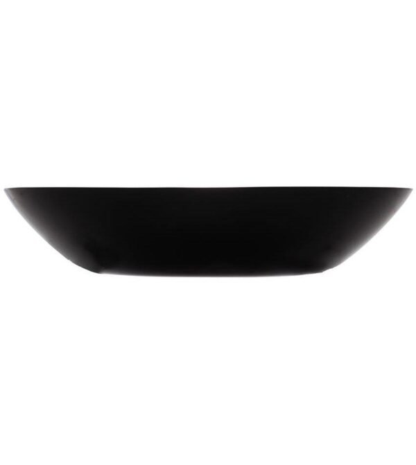 PRATO DE JANTAR FUNDO EM VIDRO OPALINO TEMPERADO PRETO, MODELO DIWALI, TAMANHO 20CM, MARCA LUMINARC = P0787 - Imagem 2