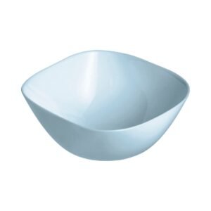 TIGELA EM VIDRO OPALINO TEMPERADO AZUL, MODELO CARINE, TAMANHO 14CM DE DIAMETRO, MARCA LUMINARC = V5838