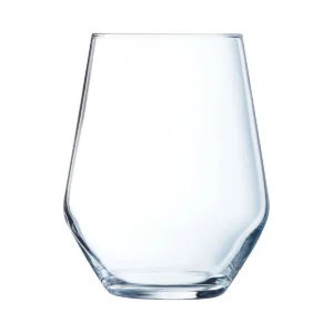 COPO EM VIDRO SODO CALCICO, MODELO VINETIS, COM CAPACIDADE PARA 400ML, JOGO CONTENDO 4 PECAS, MARCA LUMINARC = V7575