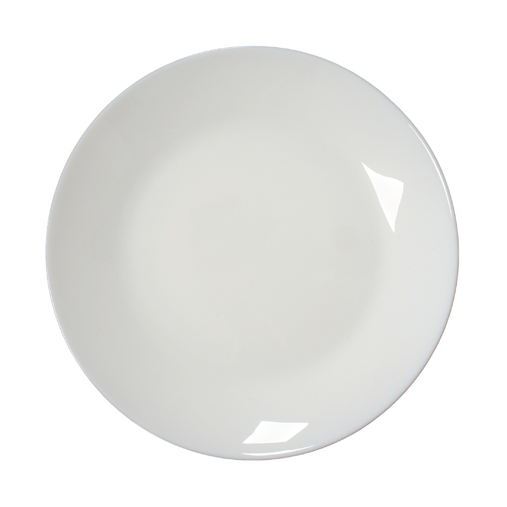 PRATO DE JANTAR FUNDO EM VIDRO OPALINO TEMPERADO BRANCO, MODELO ZELIE, TAMANHO 20CM, MARCA LUMINARC = V7141 - Imagem 2