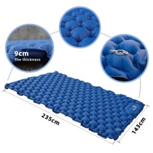 Double inflatable cushion blue - COLCHÃO INFLÁVEL