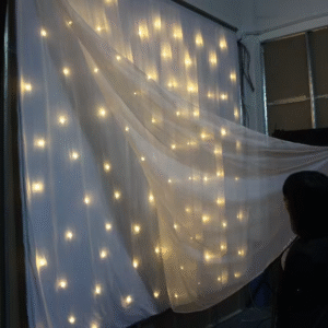 Double curtain light/white - LUZ LED