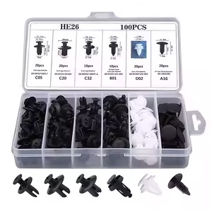 Boxed car card 100PCS boxed buckle - PRESILHA GRAMPO PARA PARACHOQUE