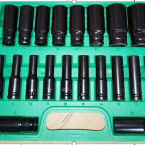 1/2 socket set 20pcs - KIT SOQUETES DE IMPACTO 20 PEÇAS