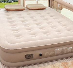 COLCHAO INFLAVEL COM ENCHIMENTO AUTOMATICO, CORPO INTEIRICO EM PVC RECOBERTO EM TECIDO