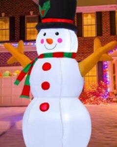 Decorações de Natal - BONECO DE NEVE INFLÁVEL