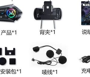 Helmet intercom Y12Pro -  FONE E MICROFONE PARA CAPACETE