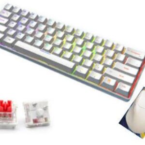 TECLADO MECANICO PARA COMPUTADOR, COM TECLA PLASTICAS RETRO ILUMINADAS EM LED RGB MULTICOLORIDO