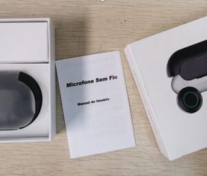 MICROFONE LAPELA COM TECNOLOGIA SEM FIO COM ALIMENTACAO