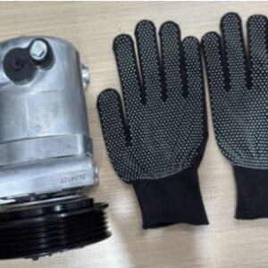 COMPRESSOR PARA RESFRIAMENTO DO SISTEMA DE AR CONDICIONADO COM ACIONAMENTO POR CORREIA