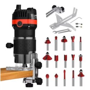 FRESADORA ELETRICA MANUAL PORTATIL PARA MADEIRA, COM POTENCIA DE 530W, TENSAO DE 127V