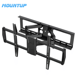 SUPORTE DE PAREDE INCLINAVEL E ARTICULADO EM ACO PARA TV DE ATE 100"