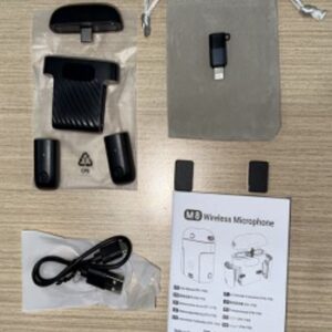 MICROFONE LAPELA COM TECNOLOGIA SEM FIO