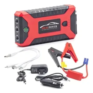 CARREGADOR PORTATIL MULTIFUNCIONAL PARA PARTIDA DE EMERGENCIA DE VEICULOS (JUMP STARTER)