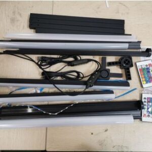 LUMINARIA DECORATIVA DE CHAO TIPO RGB