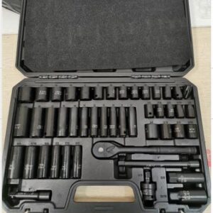 JOGO DE SOQUETES MANUAIS EM ACO CONTENDO 56 PECAS