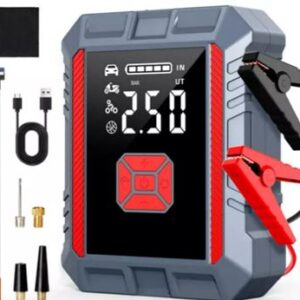 CARREGADOR PORTATIL MULTIFUNCIONAL PARA PARTIDA DE EMERGENCIA DE VEICULOS (JUMP STARTER)