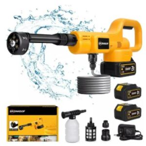 PISTOLA PARA LAVAGEM DE CARROS DE ALTA PRESSAO SEM FIO