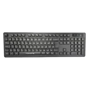 TECLADO SEM FIO PARA COMPUTADOR, LAYOUT PADRAO QWERTY COM TECLAS EM PLASTICO