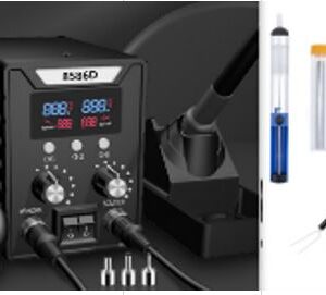 ESTA&Ccedil;&Atilde;O DE SOLDA SMD 2 EM 1 (FERRO DE SOLDAR COM SOPRADOR DE AR QUENTE)