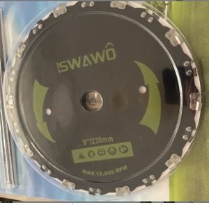 DISCO DE CORTE PARA RO&Ccedil;ADEIRA, TAMANHO 9"/230MM - ATE 10.000 RPM