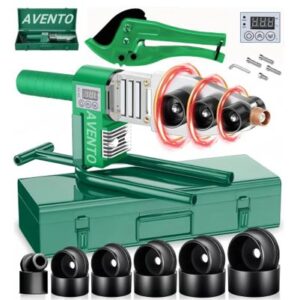 MAQUINA DE SOLDA TERMOFUSORA PARA TUBOS COM 6 MATRIZES ( 20MM A 63MM)