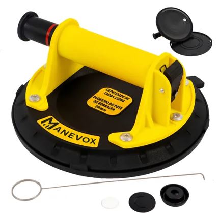 VENTOSA DE SUCÇÃO MANUAL PARA REMOÇÃO E MANUSEIO DE SUPERFÍCIES LISAS