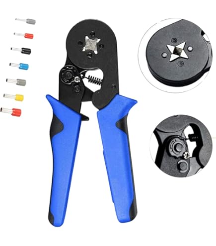 ALICATE DE CRIMPAGEM MANUAL PARA TERMINAIS ELETRICOS, TIPO AUTO AJUSTAVEL COM SISTEMA DE CATRACA