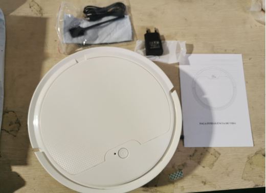 ASPIRADOR DE PÓ ROBOTIZADO PARA USO DOMESTICO, RECARREGAVEL, DESTINADO A VARRIÇÃO, ASPIRAÇÃO E PASSAGEM DE PANO PARA LIMPEZA DE PISOS = HC-MLYTX-T460-S-1