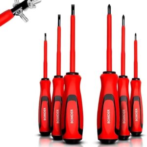 CONJUNTO DE CHAVES DE FENDA ISOLADAS