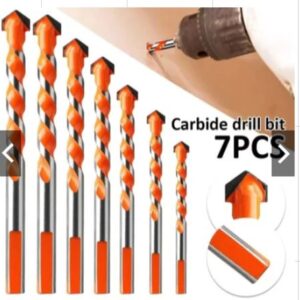 JOGO DE BROCAS HELICOIDAIS PARA PERFURACAO, EM ACO RAPIDO, PARA USO EM METAL, COMPOSTO POR 7 PECAS, DIAMETROS VARIADOS