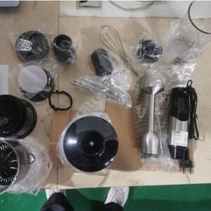 MIXER DE MAO MULTIFUNCIONAL COM CONTROLE DIGITAL DE VELOCIDADE E CONJUNTO DE ACESS&Oacute;RIOS INTERCAMBI&Aacute;VEIS PARA PREPARO DE ALIMENTOS