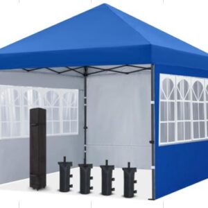 TENDA DOBRAVEL TIPO GAZEBO POP UP COM ESTRUTURA METÁLICA E COBERTURA EM TECIDO OXFORD COM REVESTIMENTO PU