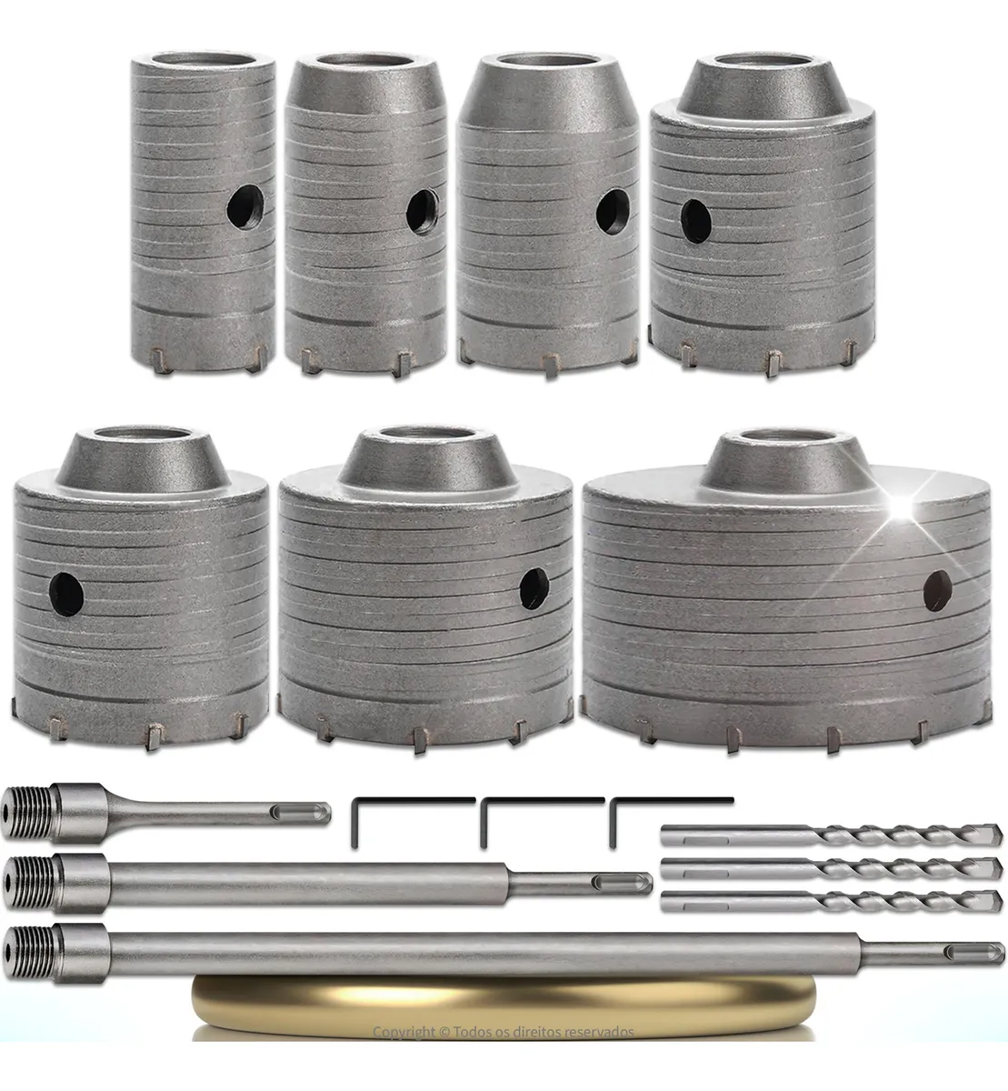 KIT DE SERRAS COPO PARA PERFURACAO