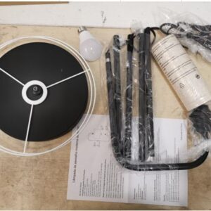 LUMIN&Aacute;RIA DE CH&Atilde;O COM 3 TEMPERATURAS DE COR (2700K, 4000K, 5000K) = HC-MLGL-T90-B-4