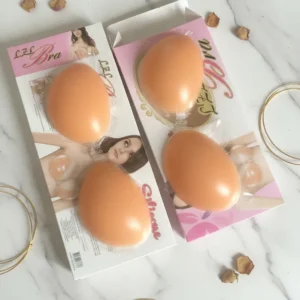 ARTIGO DE SILICONE, AUTOADESIVO, DESTINADO A SER FIXADO DIRETAMENTE SOBRE O SEIO, A MANEIRA DE UM BOJO DE SUTIA, APRESENTADO EM PARES, COMERCIALMENTE DENOMINADO COMO "SUTIA DE SILICONE"