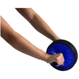 RODA ABDOMINAL PARA EXERC&Iacute;CIOS F&Iacute;SICOS, TIPO AB ROLLER COM DUPLA RODA PARA MAIOR ESTABILIDADE