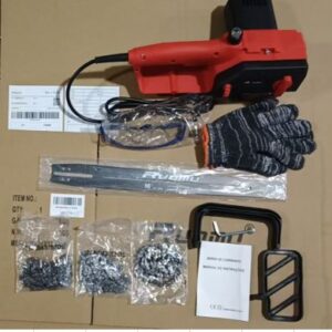 MINI MOTOSSERRA ELÉTRICA PORTÁTIL COM FUNCIONAMENTO SEM FIO