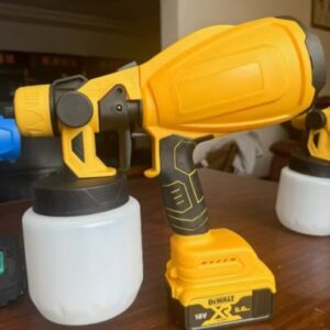 PISTOLA DE PINTURA PORTÁTIL SEM FIO COM SISTEMA DE PULVERIZAÇÃO HVLP RESERVATÓRIO DE 800 ML