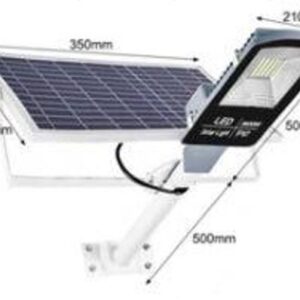 LUMINÁRIA PARA ILUMINACAO EXTERNA EM LED COM CARREGAMENTO SOLAR TIPO POSTE, OPERANDO EM TENSÃO DE 3,7V, FREQUENCIA DE 50HZ E POTENCIA DE 6,4W, CONSTRUÍDA EM PLASTICO, COM DIMENSÕES APROXIMADAS DE 420 X 144 X 42 MM. ACESSORIOS:, 01 CONTROLE REMOTO, POSTE PARA FIXACAO, KIT DE PARAFUSOS PARA INSTALACAO E 01 MANUAL DE INSTRUCOES.