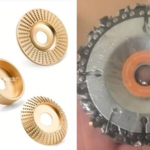 DISCO DE DESBASTE/POLIMENTO, FABRICADO EM ACO COM REVESTIMENTO ABRASIVO, UTILIZADO EM ESMERILHADEIRA OU FERRAMENTA ROTATIVA PARA ESCULTURA, DESBASTE, MODELAGEM E POLIMENTO DE SUPERFICIES