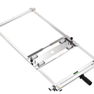 GUIA DE CORTE AJUSTAVEL EM ACO INOX PARA SERRA CIRCULAR OU TUPIA, COM ESCALA MILIMETRICA PARA CORTES PRECISOS ATE 75 CM, PERMITE ANGULO DE CORTE ATE 45 GRAUS E PROFUNDIDADE ATE 30 MM